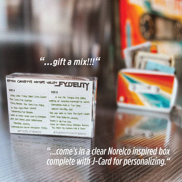 Fydelity - Wholesale Wallet - Unisex - 70299: Cassette Tape Wallet | Limited Edition | Retro Rainbow5