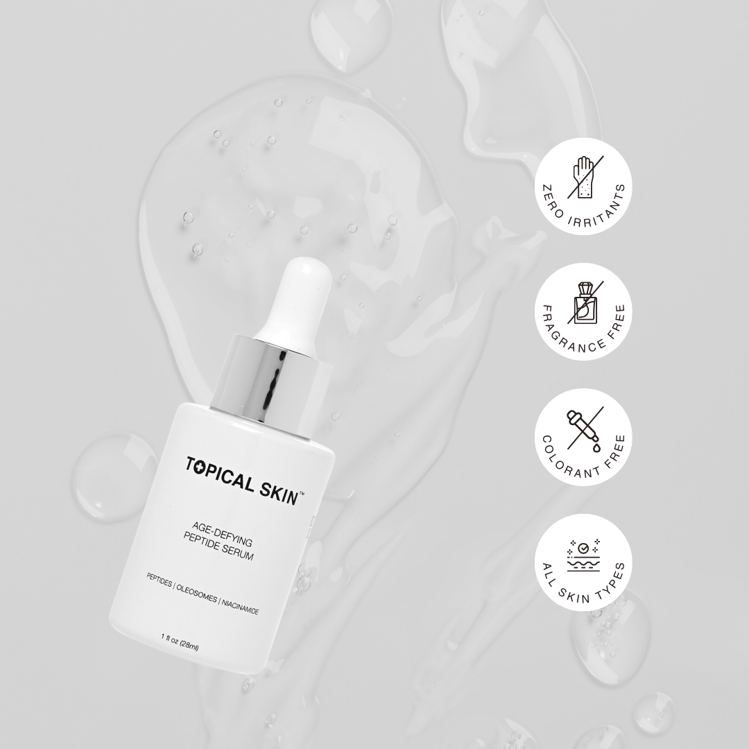 Topical Skin LLC - Wholesale Facial Serum/Concentrate - Age-Defying Peptide Serum - hydrating, anti-glycation 4