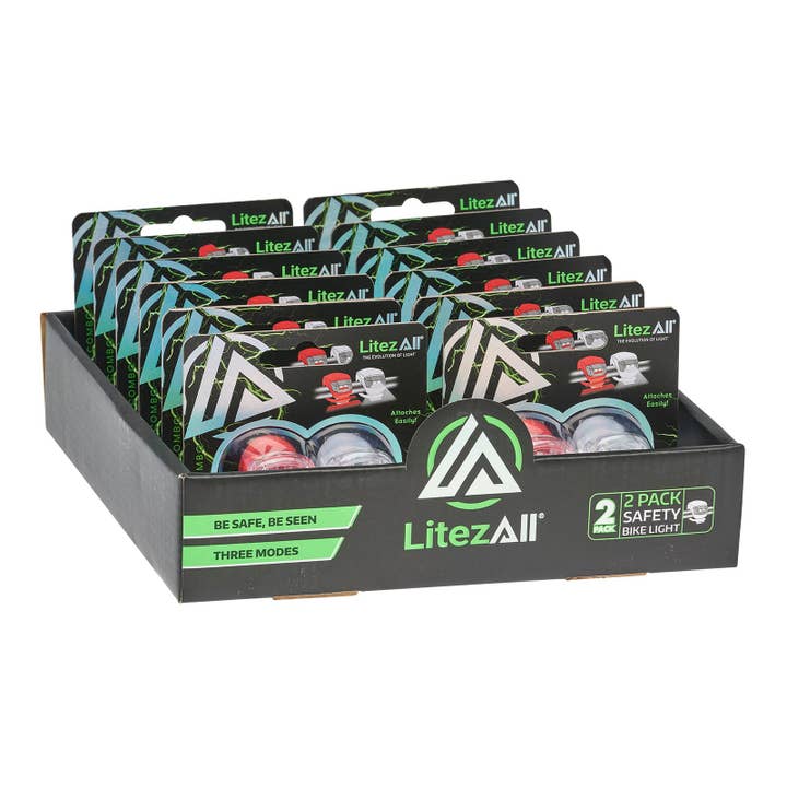 LitezAll - Wholesale Biking Accessories - LitezAll LED Bike Safety Lights Headlight and Tail Light18