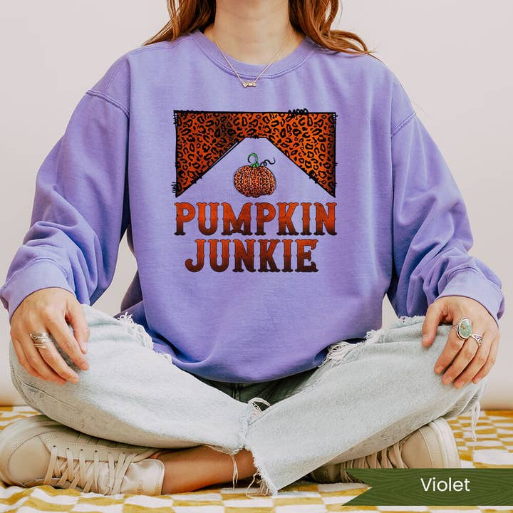 Pumpkin Junkie for wholesale by Wildflower Apparel Co.
