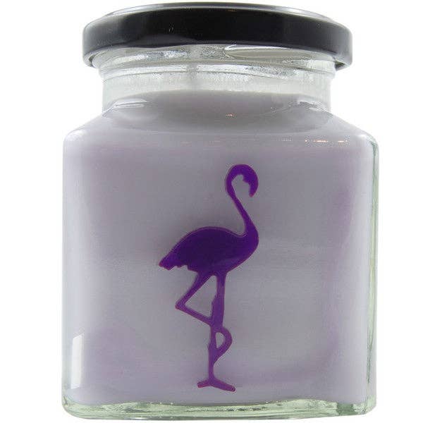 Parma Violets Classic Flamingo Candle for wholesale by Flamingo Candles