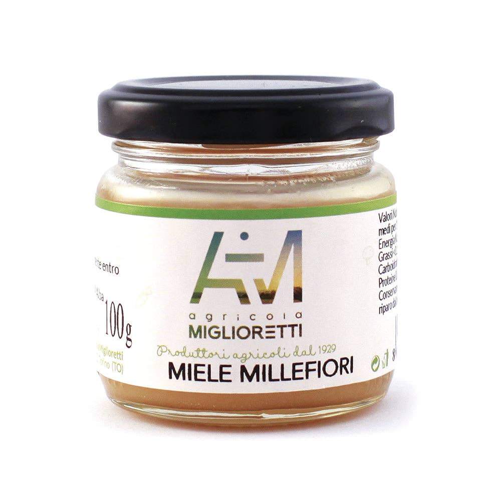 Azienda Agricola Miglioretti - Wholesale Honey - MILLEFIORI HONEY 100g made in Italy ideal for picnics