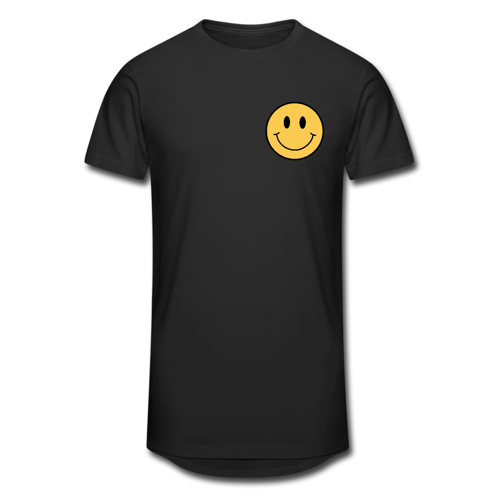 Sesh Wear - Venta al por mayor Camiseta estampada - Hombre - CAMISETA LARGA CARA SONRIENTE ACID HOUSE3
