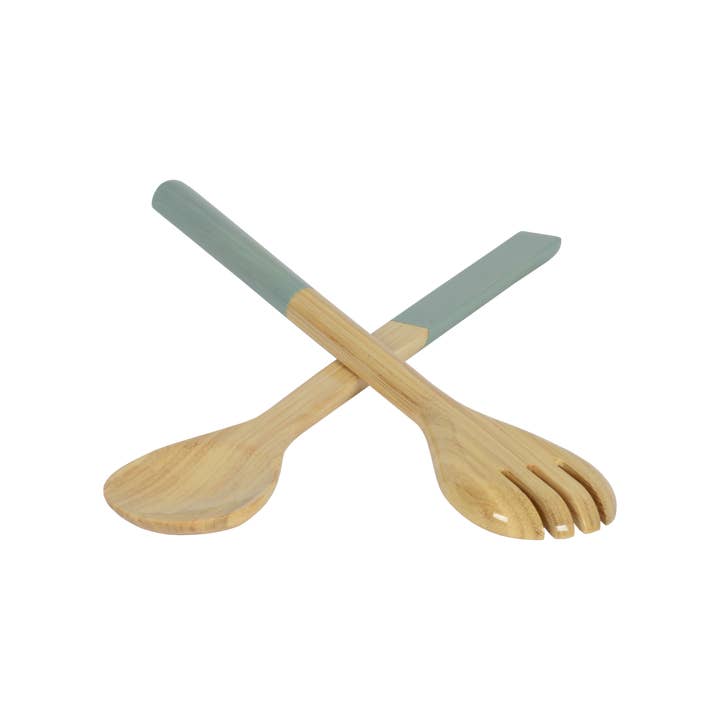 albert L. (punkt) Inc. - Wholesale Serving Utensil - Large Bamboo Server Set24