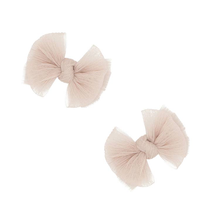 Baby Bling Bows - Venta al por mayor Lazo para el pelo - Niños - Pack de 2 pinzas de tul Baby Bling® para el pelo Baby FAB®3