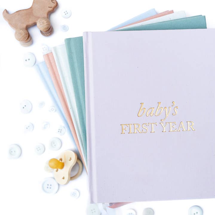 Duncan & Stone Paper Co. - Wholesale Memory Book - Kids & Baby - Baby's First Year Memory Book & Photo Album | Mother's Day18