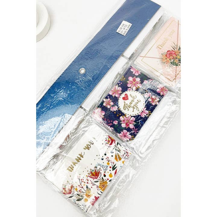 MIX COLOR 54 Pcs Thank you Cards with Envelope for wholesale on Faire4