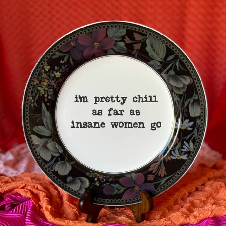 Piatti Riciclati Divertenti, Donne Folli, Negozio di Regali per la vendita all'ingrosso da parte di pretty little creeps