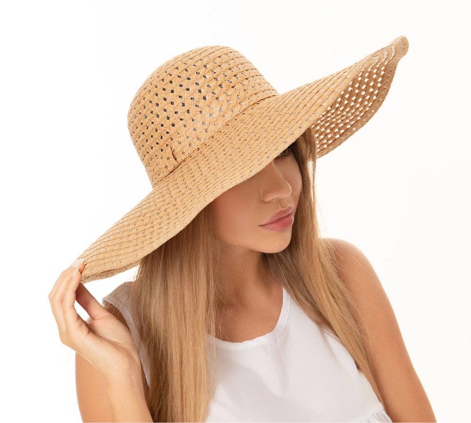 MiMi Wholesale - Wholesale Straw Hat - Women's - H3082 Hollow Out Straw Beach Summer Hat8