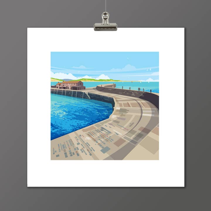 LYME BAY - La carta COBB per la vendita all'ingrosso da parte di KWILL FINE ART AND ILLUSTRATION