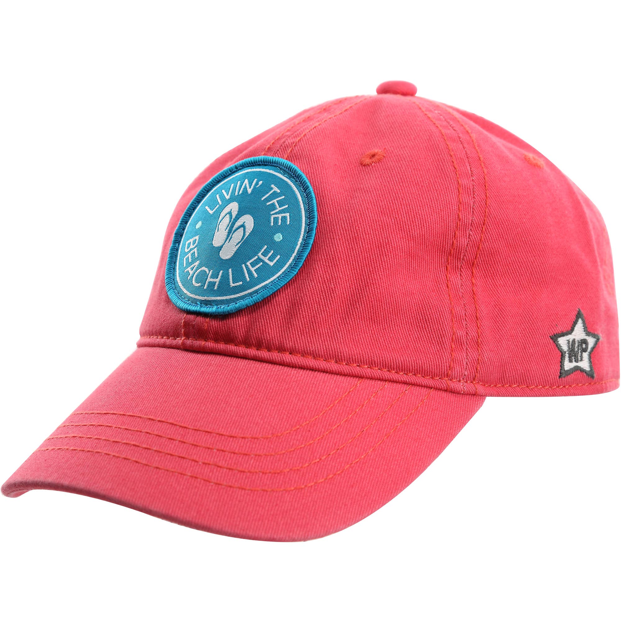 Pavilion - Wholesale Baseball Cap - Unisex - Beach Life - Coral Adjustable Hat3