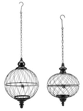 Set of 2 Hanging Sphere #51795 for wholesale by Napco