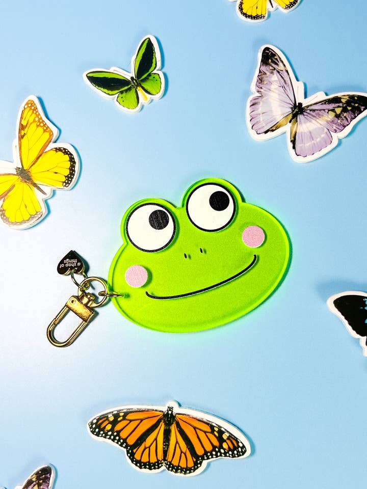 Portachiavi Friendly Frog per la vendita all'ingrosso da parte di A Shop of Things