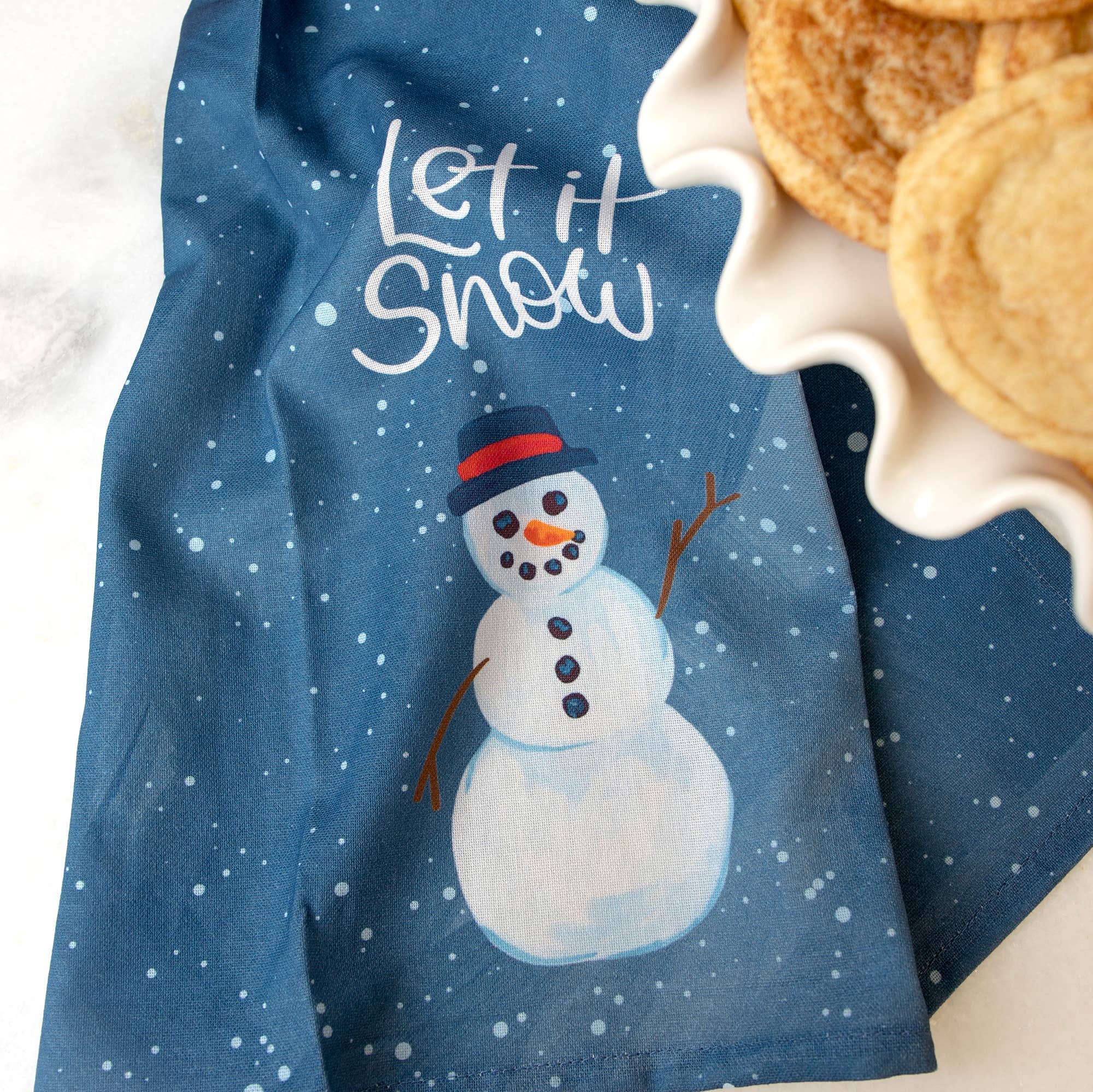 1canoe2 | One Canoe Two Paper Co. - Wholesale Tea Towel - Let It Snow Snowman Kitchen Tea Towel1