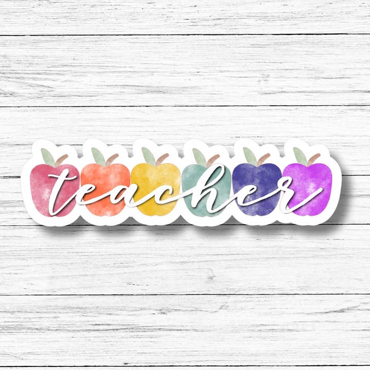 Autocollant Apple Professeur pour la vente par Talitharise