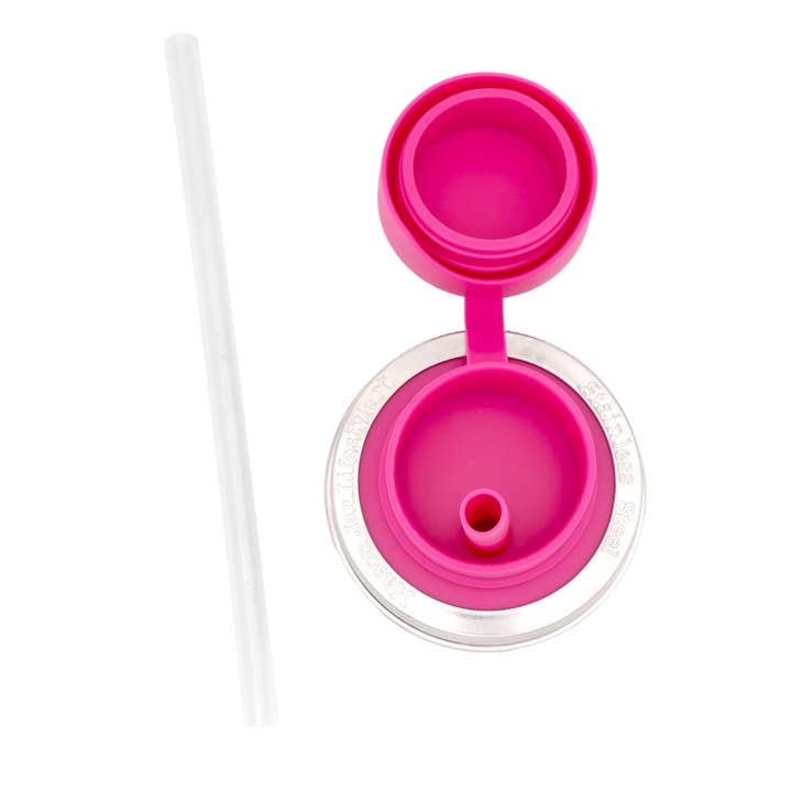 Mason Jar Lifestyle - Wholesale Drink Lids - Pop-Up Sippy Straw Leak Resistant Lids for Regular Mouth Mason Jars9