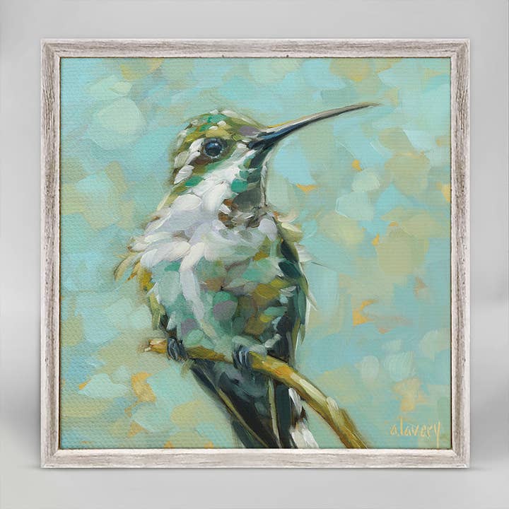 Ruffled-Feathers Mini Framed Canvas for wholesale by GreenBox Art