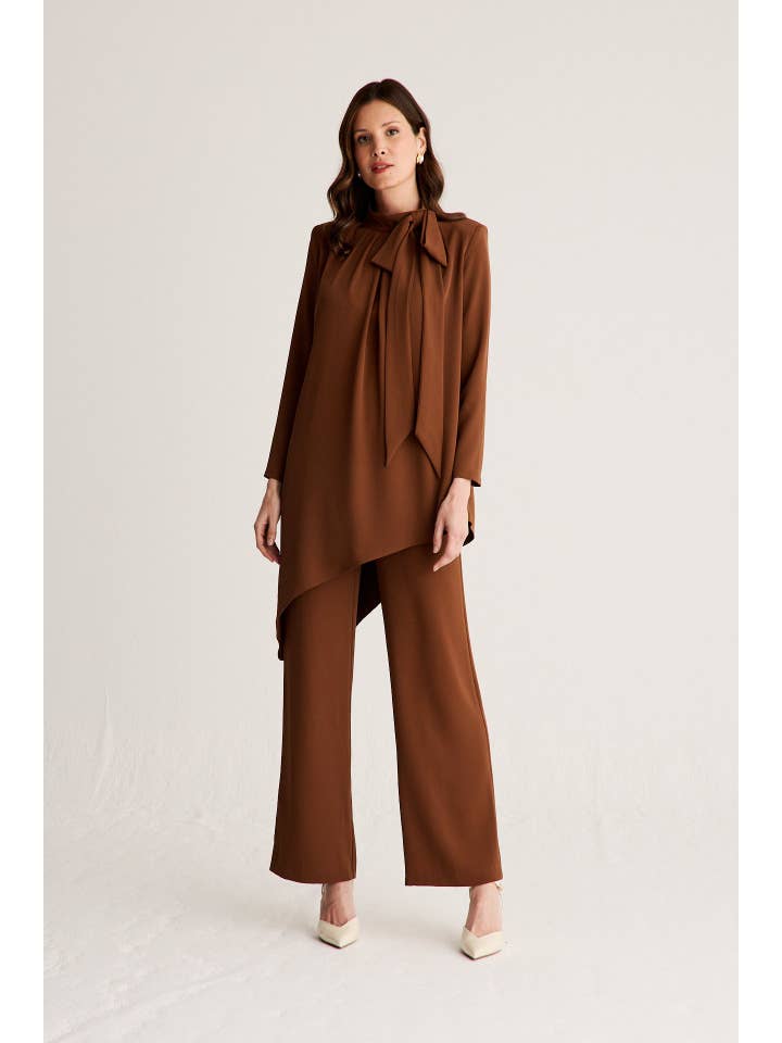 Bruna - Wholesale Blouse - Women's - Top Cory Choco · Allure ·