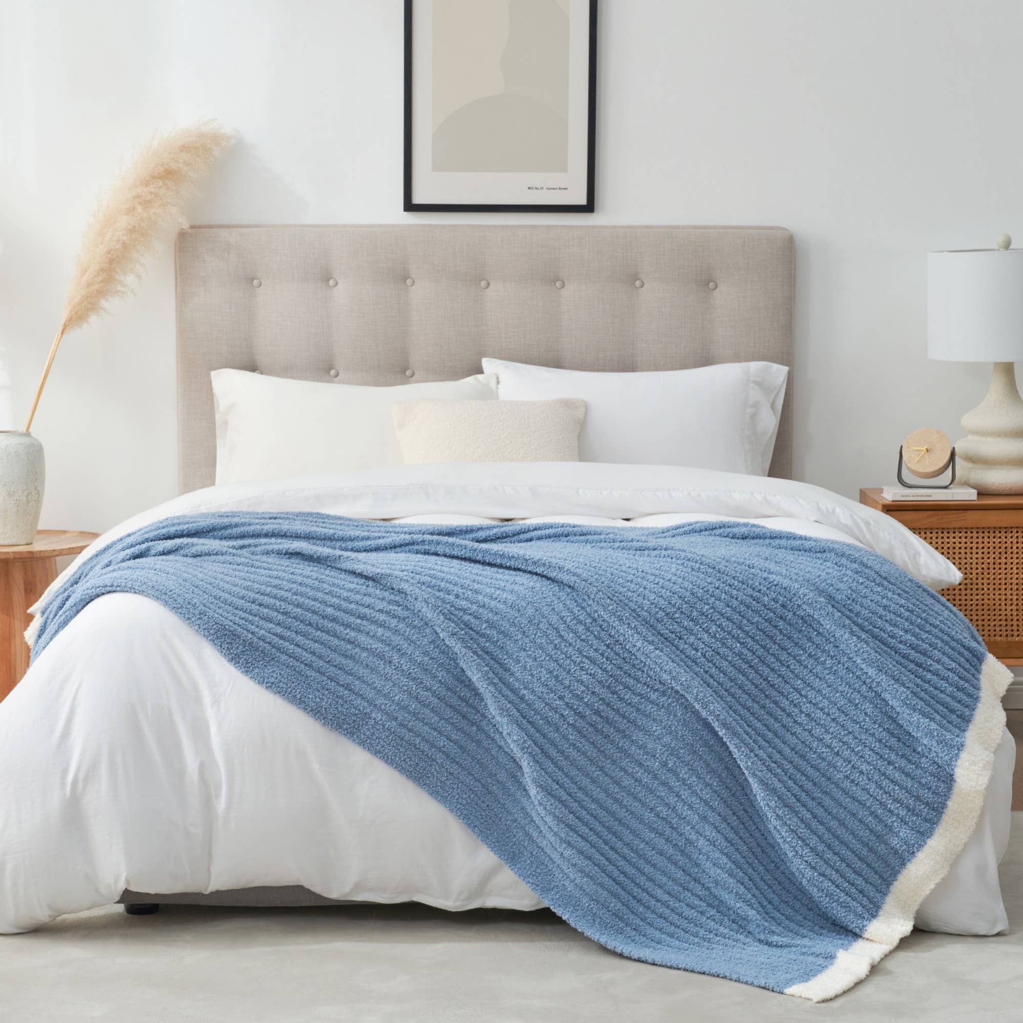 DreamValley - Wholesale Throw Blanket - SS Reversible Ribbed Knit Throw Blanket23