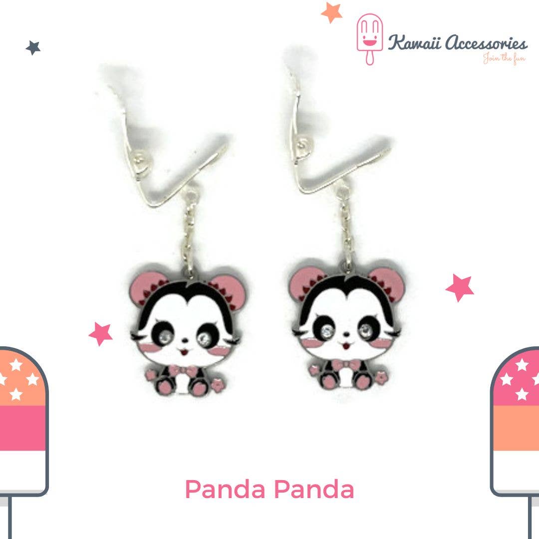 Kawaii Accessories by Kuroji - Wholesale Jewelry Set - Charming Panda Panda - Kawaii accessory set2