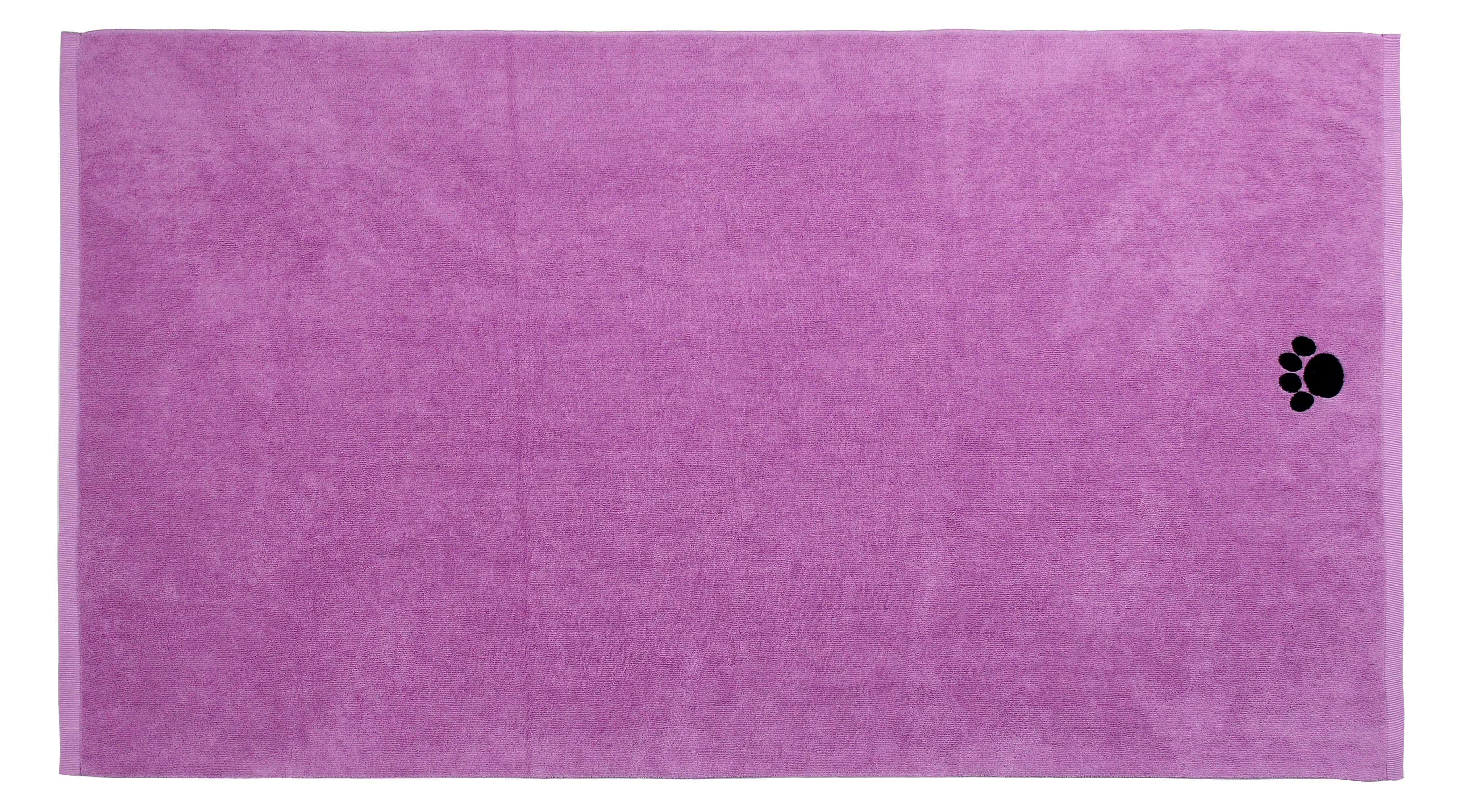 Everplush - Wholesale Handdoek voor huisdieren - Hond - Microvezel hondenhanddoek, groot, 101 x 71 cm, violet3