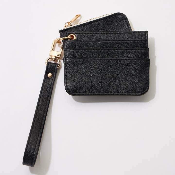 MUL Cow Print & Black Wallet Keychain Duo for wholesale on Faire2