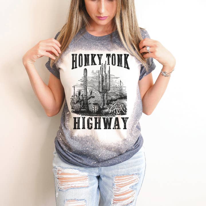 Autostrada Honky Tonk per la vendita all'ingrosso da parte di Ashley DeHerrera The Motherload of Tee's