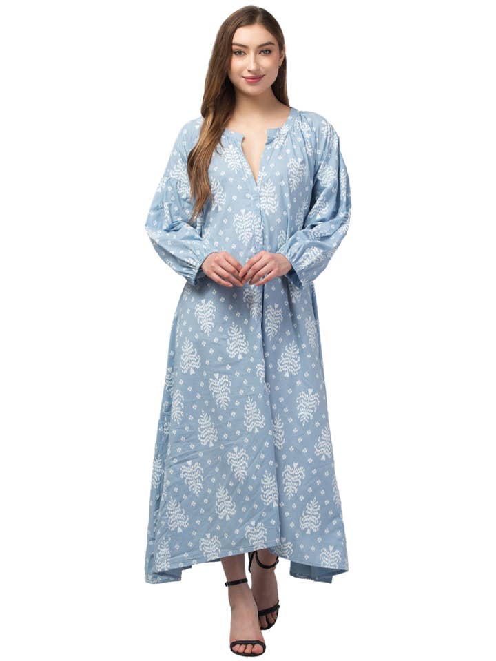 Aquamarine Irina Long Dress for wholesale by AYKA