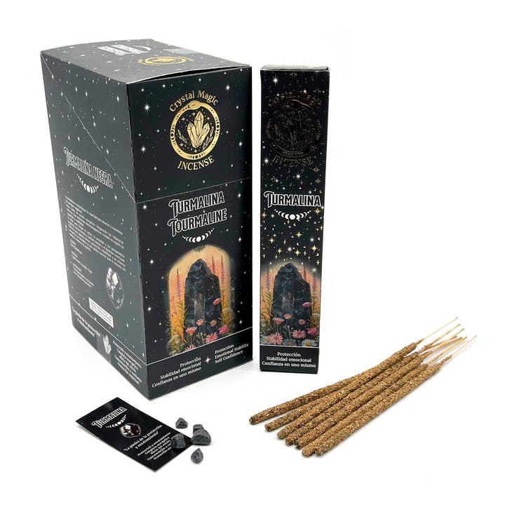 Røgelse Magi Krystaller Aventurin 15gr (12stk) for engroshandel hos Esoterica Arte