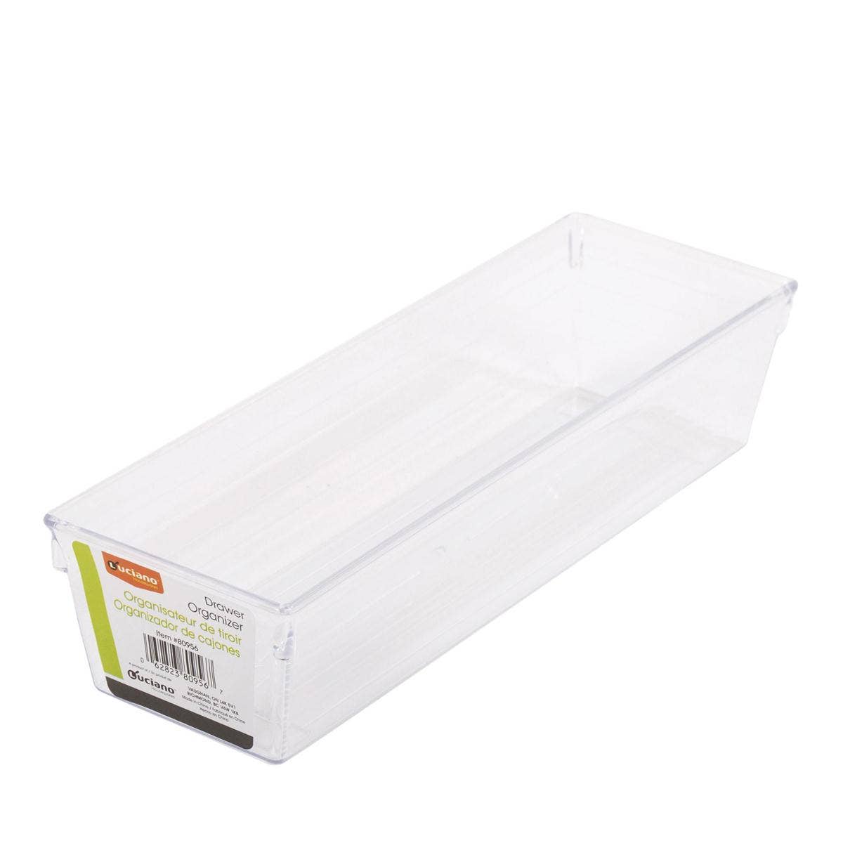 Luciano Gourmet - Wholesale Food Storage Container - Luciano  Clear Plastic Drawer Organizer- Two sizes2