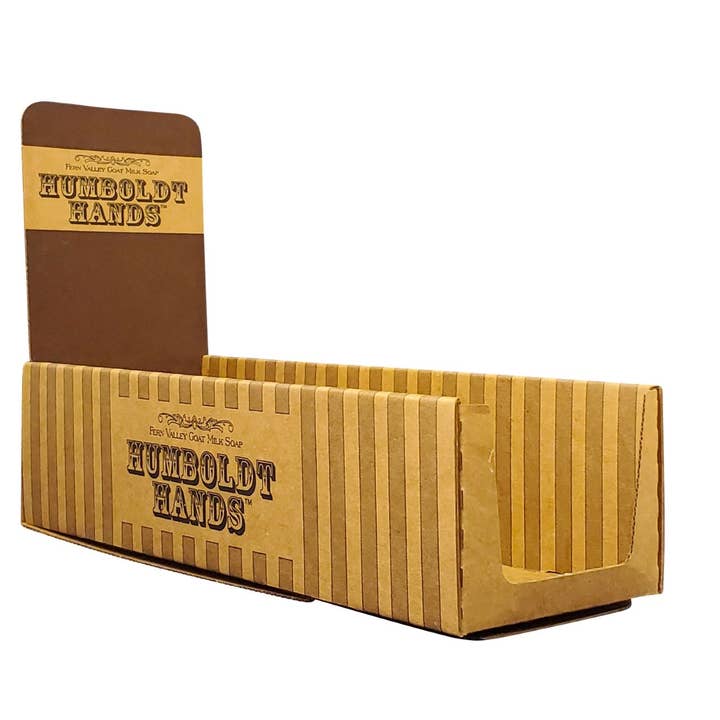 Humboldt Hands Sleeve Box for wholesale by Fern Valley Goat Milk Soap