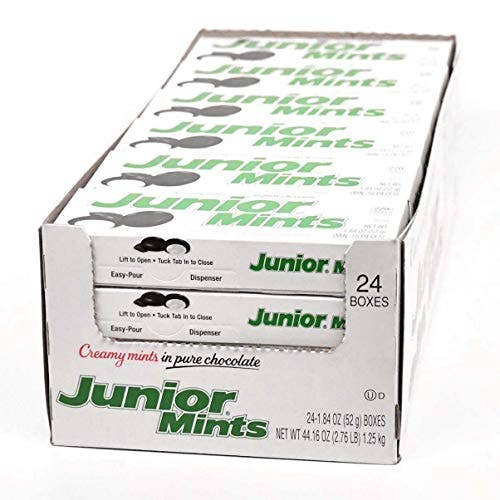 Shop The King - Wholesale Mints - Junior Mints, 1.84-Ounce Boxes (Pack of 24)