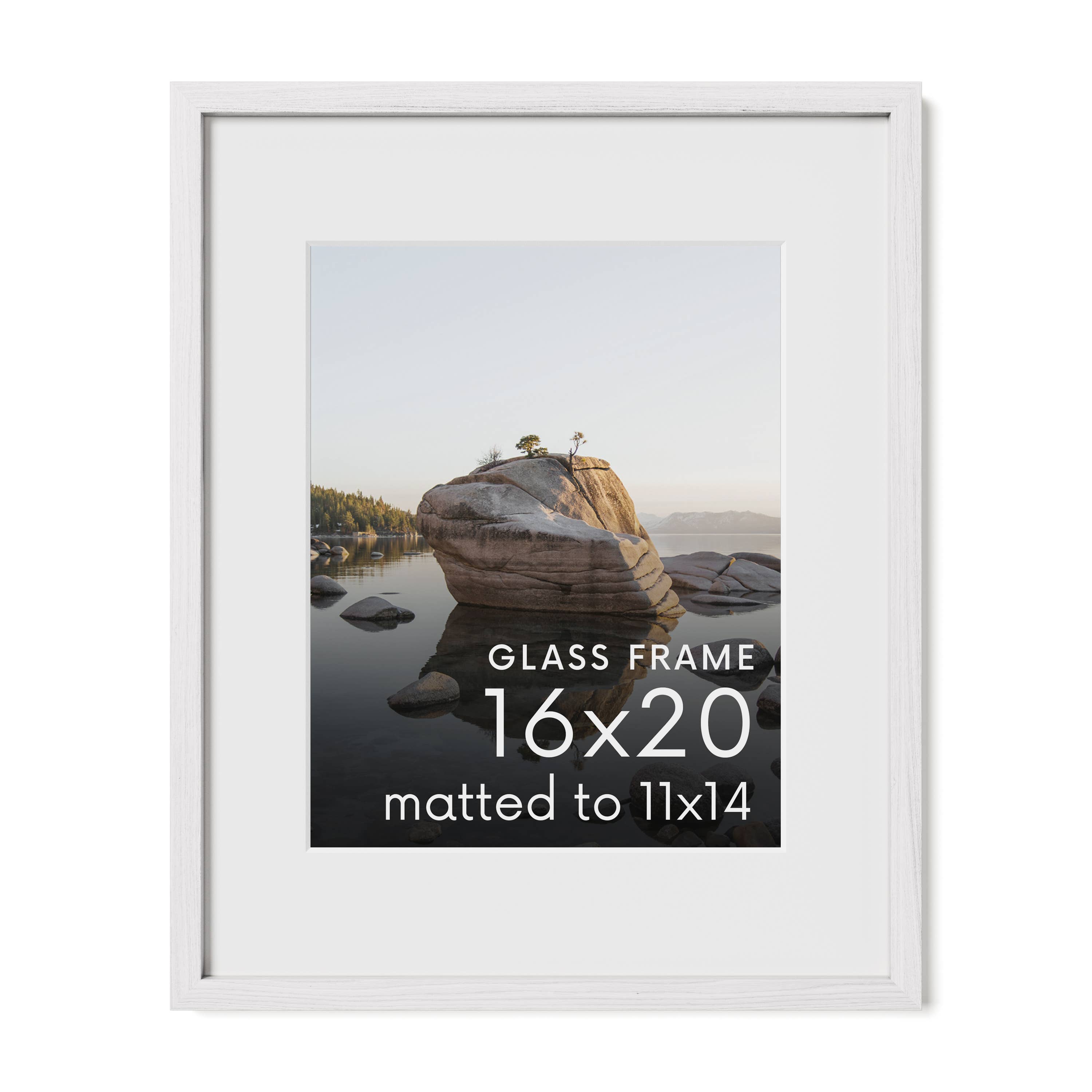 Haus and Hues - Wholesale Picture Frame - White Oak Frame with Glass14