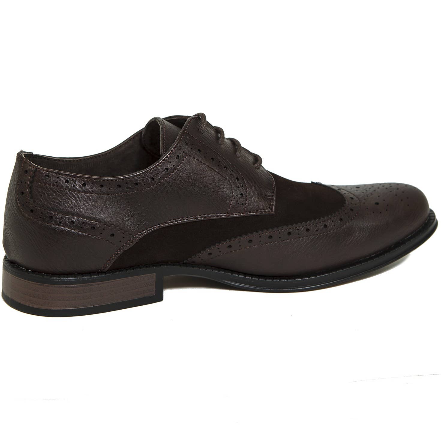 Alpine Swiss - Vente Richelieus – homme - Alpine Swiss Zurich Chaussures habillées à bout d'aile pour hommes Brogue bicolore à lacets Oxfords - ZurichP2T-Parent1