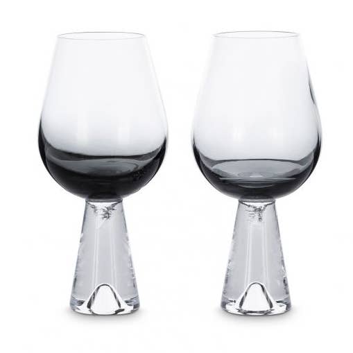 Tank Wine Glasses Black x2 for wholesale by Tom Dixon