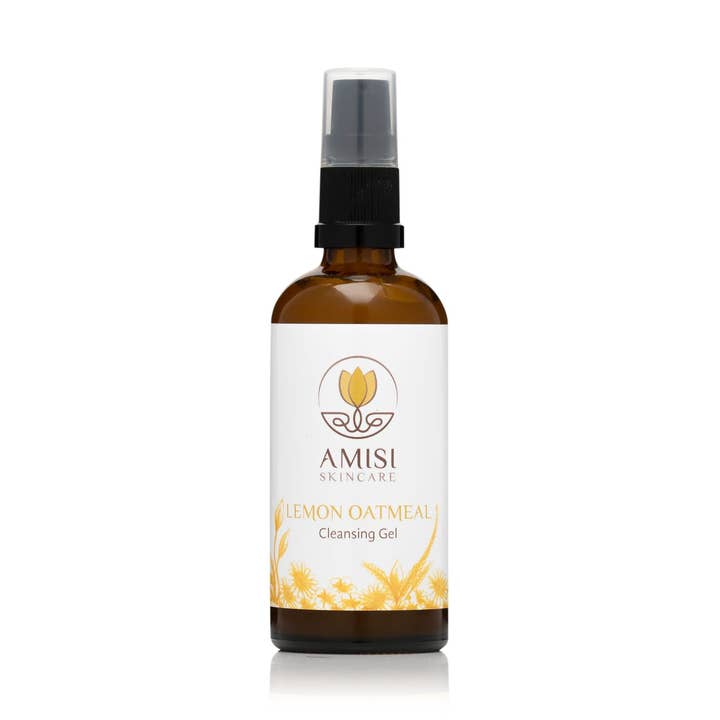 Zitronen-Haferflocken-Reinigungsgel für den Großhandel von Amisi Skincare