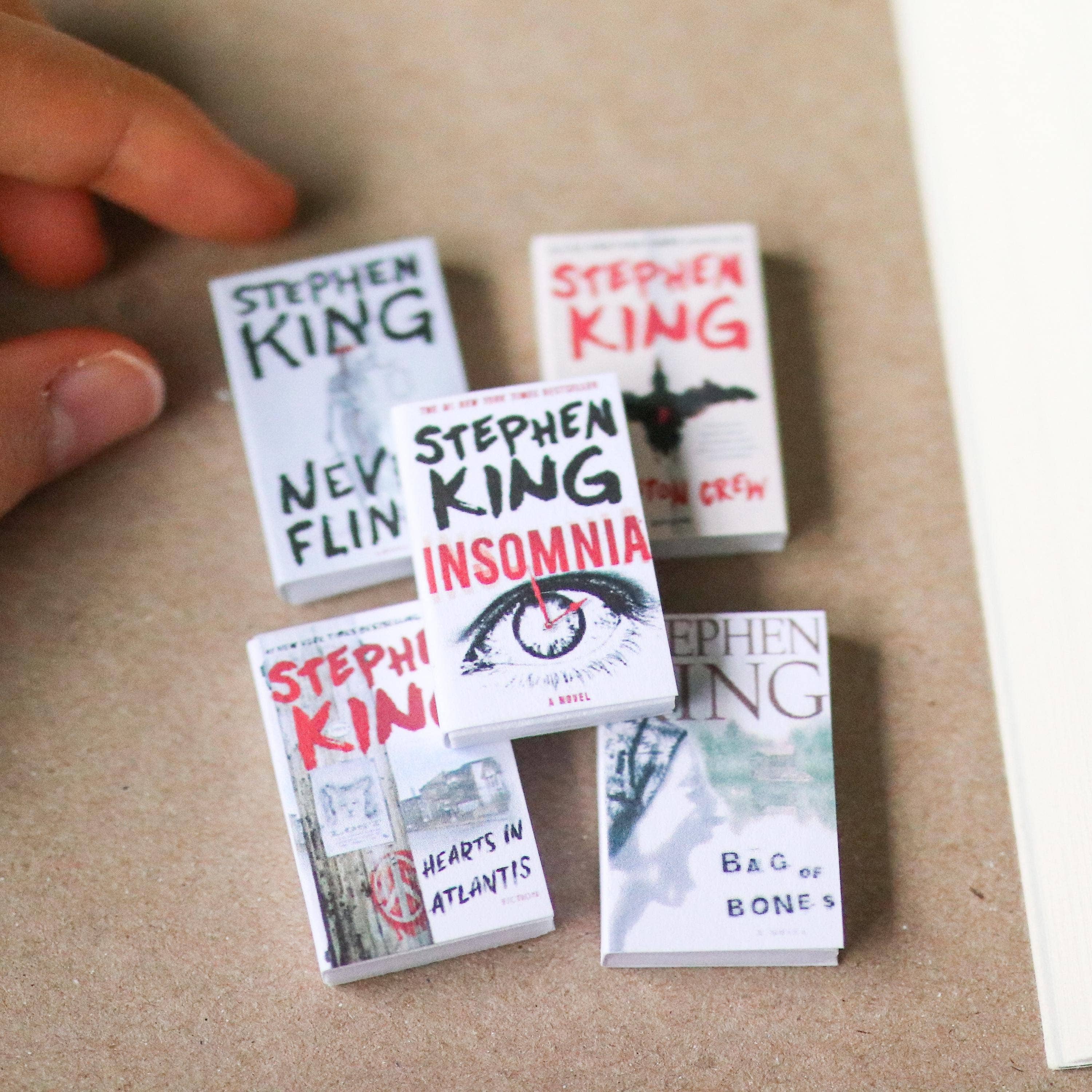 The Sticker Shop - Wholesale Decorative Figurine - Handmade MINI Stephen King Books (set of 5 mini books)0