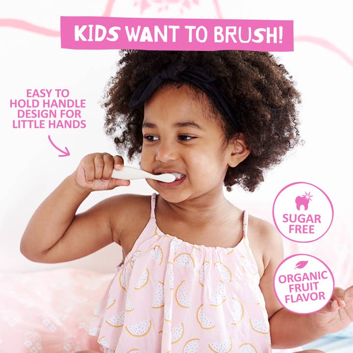 Jack N' Jill Kids - Wholesale Toothpaste - Jack N' Jill Natural Certified Toothpaste Berries & Cream 504