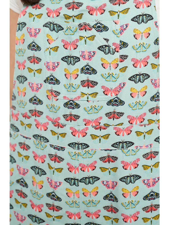 SM WARDROBE - Wholesale Overalls - Women's - COLORFUL BUTTERFLY PRINT OVERALLS