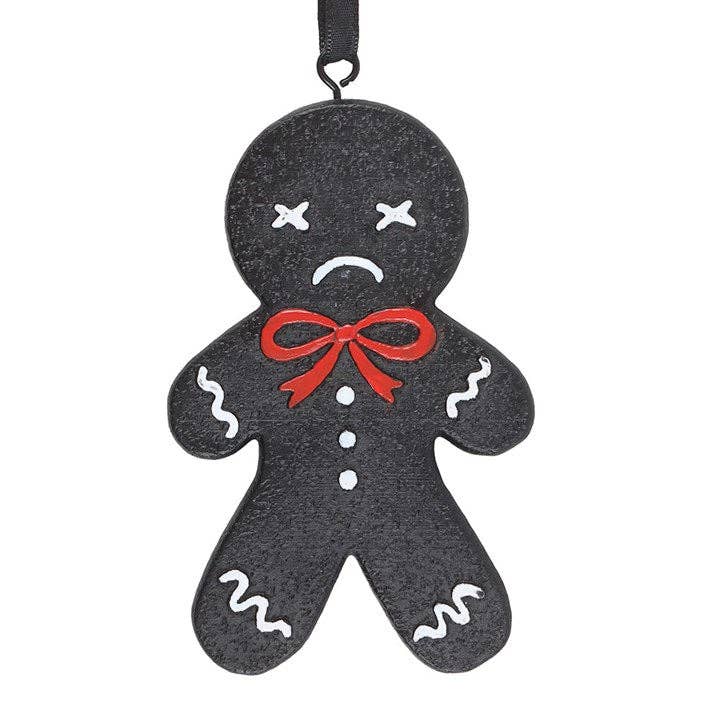 Something Different Wholesale - Wholesale Ornament - Spooky Gingerbread Man Gothic Christmas Ornament2