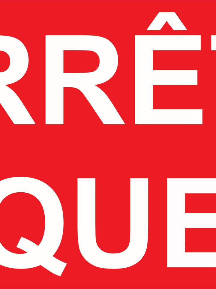 Panneau Arrêts fréquents 50×16 cm | Sticker ou Magnétique signaletique pour Véhicule pour la vente par kover graphik