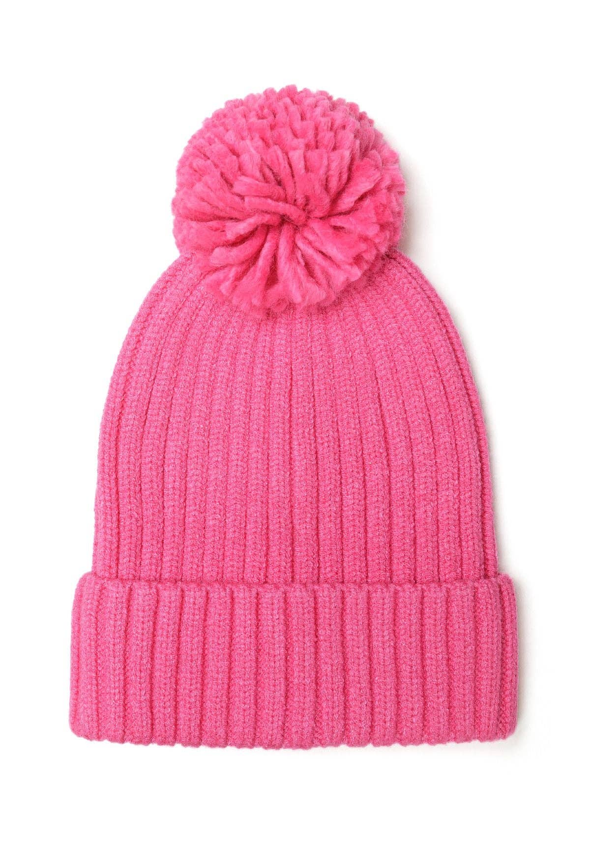 Minoti sp. z o.o. - Wholesale Kids Hat - Kids - Girls pom pom hat and scarf set pink 6m-8y8