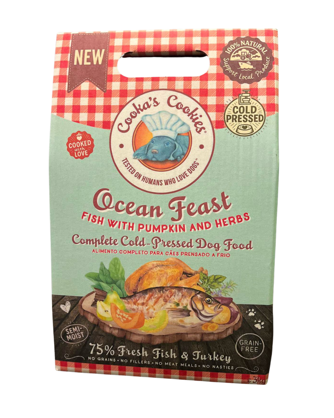 Cooka's Cookies - Wholesale Pet Food - Dog - Ocean Feast - Complete Cold-Pressed Dog Food5
