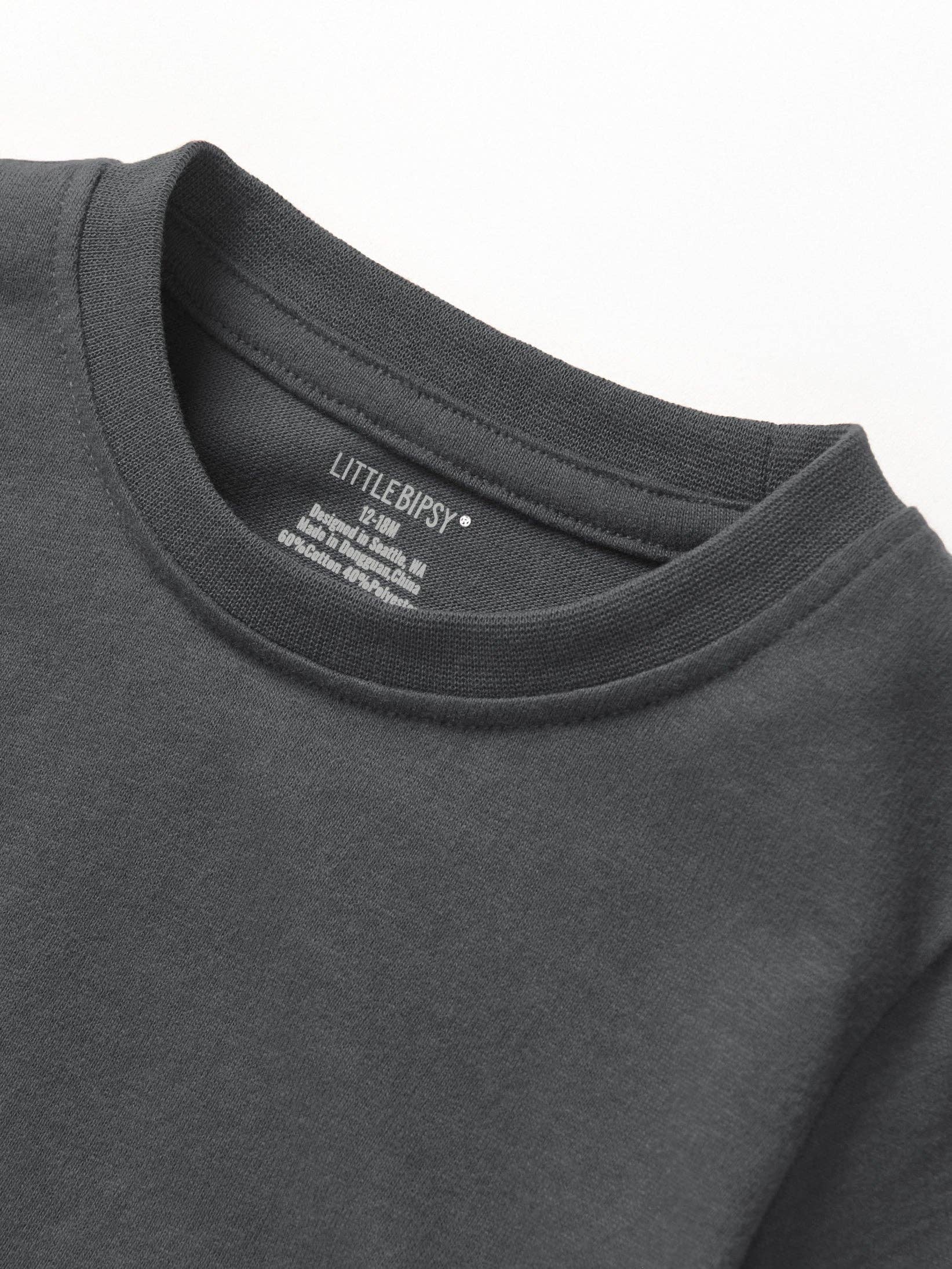 Little Bipsy - Wholesale T-Shirt - Kids - Elevated Tee - Shadow4