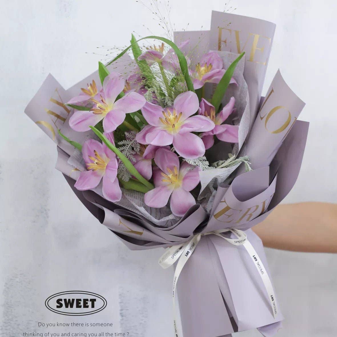 Elegant Design Supply – wholesale Wrapping paper roll – Everyday I love you Waterproof Flower Wrapping Paper (20 sheets/bag)14