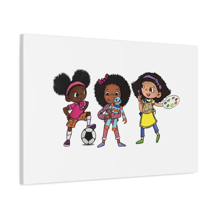 Ikuzi Dolls - Wholesale Art Print - Kids & Baby - Kids' Canvas Wall Art - Playful Characters for Creative Spaces105