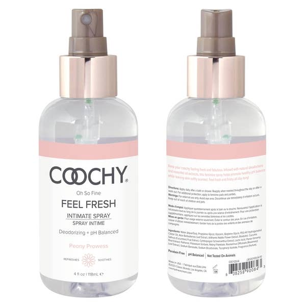 Coochy - Wholesale Intimate Cleanser/Wipe - Coochy®  FEEL FRESH Intimate Spray – Peony Prowess2