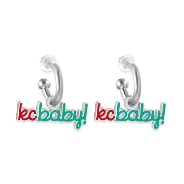 Kansas City Roteiro KC Baby Huggie Hoops por atacado de EB and Co.