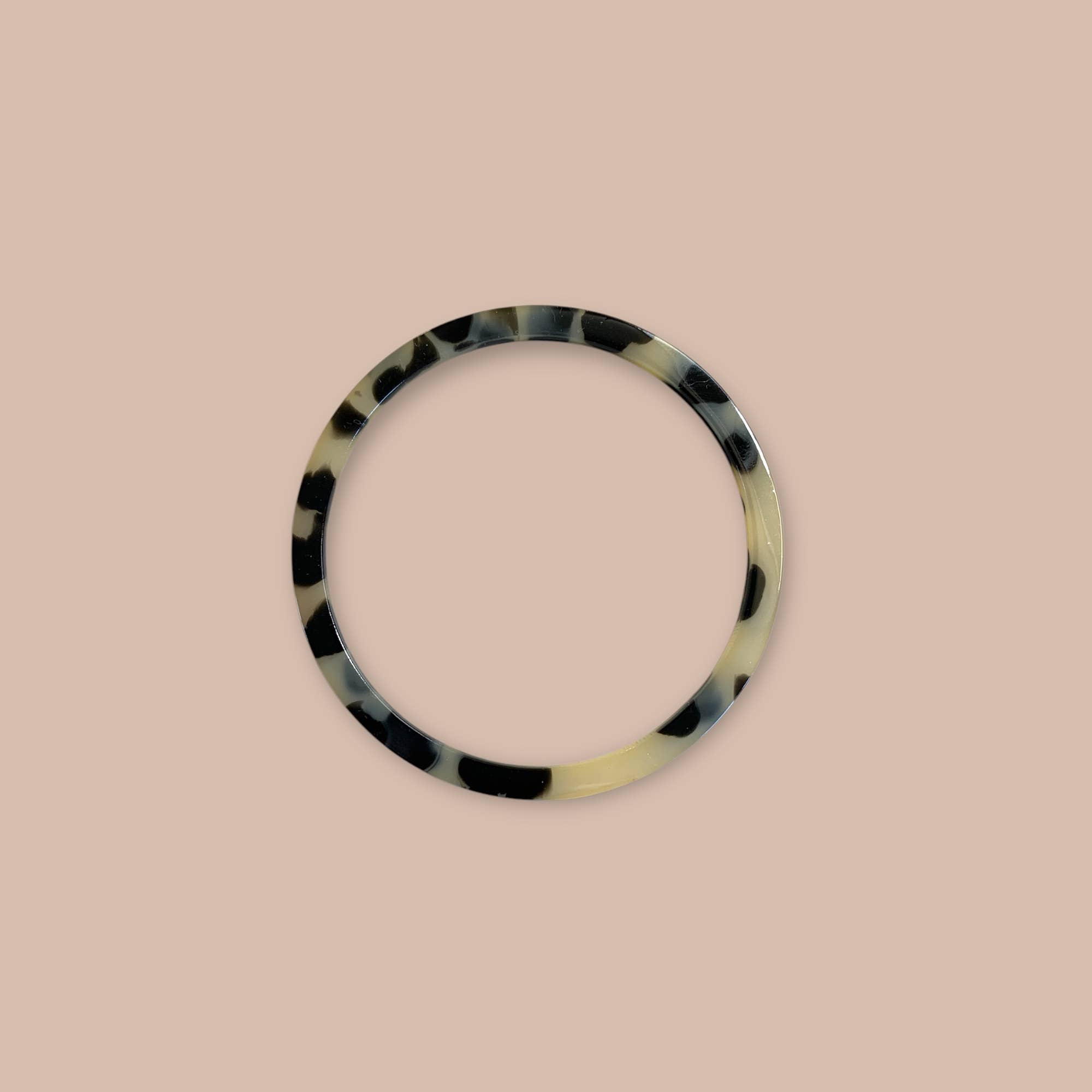 agathe & cocö - Wholesale Bangle Bracelet - Thin leopard bangle - Cellulose acetate