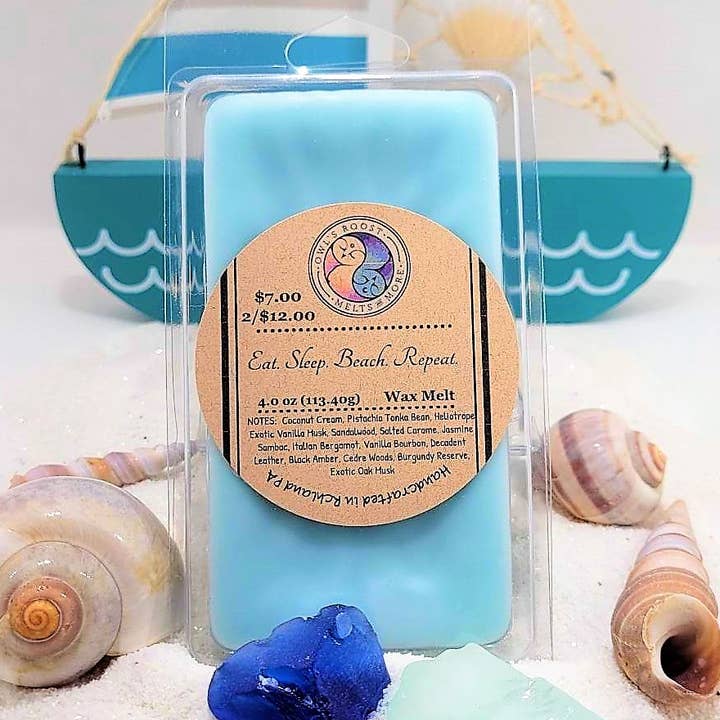 Mange. Dormez. Plage. Répète. pour la vente par Owls Roost Melts and More